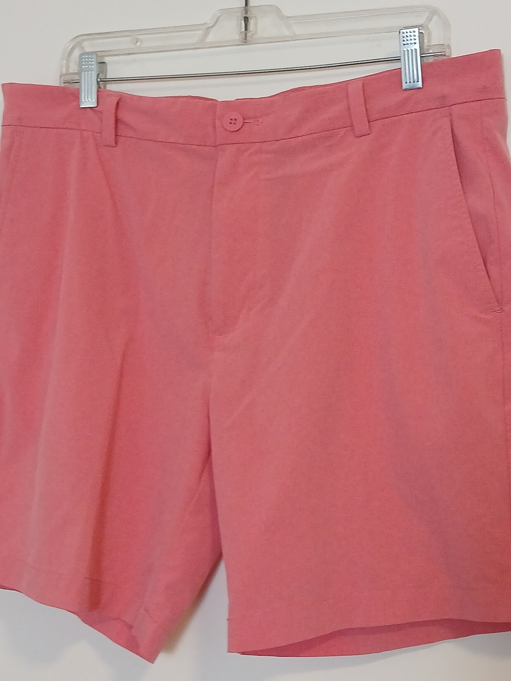 Vineyard Vines Men's Breaker Coral Pink Button-Front Shorts 36